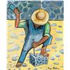 Image 1 : Attr. DIEGO RIVERA Mexican 1886-1957 OOC Peasant