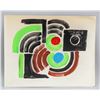 Image 2 : Attr. SONIA DELAUNAY French 1885-1979 Mixed Media