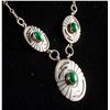 Image 2 : 3 Malachite Stone Necklace