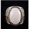 Image 1 : White Jade Silver Ring