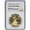 Image 1 : 1986-W $50 American Gold Eagle Coin NGC PF69 Ultra Cameo