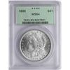 Image 1 : 1896 $1 Morgan Silver Dollar Coin PCGS MS64
