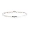 Image 2 : 18KT White Gold 1.15 ctw Diamond Bangle Bracelet