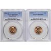 Image 1 : Lot of 1958-D & 1960-D Small Date Lincoln Wheat Cent Coins PCGS MS66RD