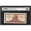 Image 1 : 1961 Cuba 10 Pesos National Bank of Cuba Specimen Note PMG Gem Uncirculated 66EP