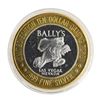 Image 1 : .999 Silver Ballys Las Vegas, Nevada $10 Casino Limited Edition Gaming Token
