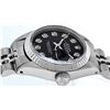Image 5 : Rolex Ladies Stainless Steel Black Diamond 26MM Datejust Wristwatch