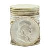 Image 1 : Roll of (20) 1962 Brilliant Uncirculated Franklin Half Dollar Coins