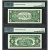 Image 2 : 1957B $1 Silver Certificate PMG 65EPQ & 1963A $2 Legal Tender PMG 64EPQ Star Not