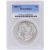 Image 1 : 1880-CC $1 Morgan Silver Dollar Coin PCGS MS63