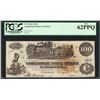 Image 1 : 1862 $100 Confederate States of America Note T-39 PCGS New 62PPQ