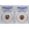 Image 1 : Lot of (2) 1960-D Small Date Lincoln Wheat Cent Coins PCGS MS66RD