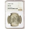 Image 1 : 1884-O $1 Morgan Silver Dollar Coin NGC MS64