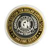 Image 1 : .999 Silver Golden Nugget Las Vegas, Nevada $10 Casino Limited Edition Gaming To