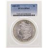 Image 1 : 1883-CC $1 Morgan Silver Dollar Coin PCGS MS64