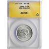Image 1 : 1944 New Zealand Florin Silver Coin ANACS AU58
