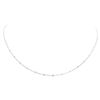 Image 1 : 18KT White Gold 0.50 ctw Diamonds By The Yard Necklace