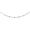 Image 2 : 18KT White Gold 0.50 ctw Diamonds By The Yard Necklace