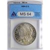 Image 1 : 1884-O $1 Morgan Silver Dollar Coin ANACS MS64