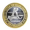 Image 1 : .999 Silver Riviera Hotel & Casino Las Vegas $10 Casino Limited Edition Gaming T