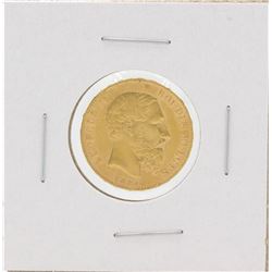 1877 Belgium 20 Francs Gold Coin