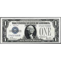 1928B $1 Funnyback Silver Certificate Note