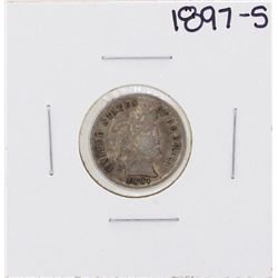 1897-S Barber Liberty Dime Coin