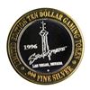 Image 1 : .999 Silver Stratosphere Las Vegas, Nevada $10 Casino Limited Edition Gaming Tok