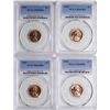Image 1 : Lot of 1951-1954 Lincoln Wheat Cent Coins PCGS MS65RD