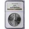 Image 1 : 1990 $1 American Silver Eagle Coin NGC MS69