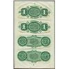 Image 2 : Uncut Sheet of $1/$1/$2/$2 State of South Carolina Obsolete Notes
