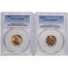 Image 1 : Lot of 1938 & 1938-S Lincoln Wheat Cent Coins PCGS MS66RD