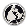 Image 2 : 1988 Rarities Mint Walt Disney Snow White and Dopey 5 oz. .999 Silver Coin w/Box