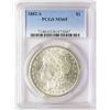 Image 1 : 1882-S $1 Morgan Silver Dollar Coin PCGS MS65