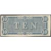 Image 2 : 1864 $10 Confederate States of America Note