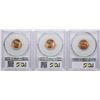 Image 2 : Lot of 1937-D, 1958-D, & 1960-D Small Date Lincoln Wheat Cent Coins PCGS MS65RD