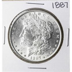 1887 $1 Morgan Silver Dollar Coin