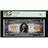 Image 1 : 1922 $20 Gold Certificate Note Fr.1187 PCGS Very Fine 20