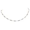 Image 1 : 18KT White Gold 1.03 ctw Diamond Station Necklace