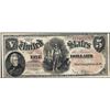 Image 1 : 1878 $5 Woodchopper Legal Tender Note