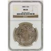 Image 1 : 1880-S $1 Morgan Silver Dollar Coin NGC MS65