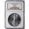 1989 $1 American Silver Eagle Coin NGC MS69
