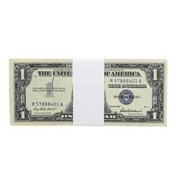 Pack of (100) Consecutive 1957 $1 Silver Certificate Notes