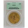 Image 1 : 1927 $20 St. Gaudens Double Eagle Gold Coin PCGS MS62