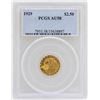 Image 1 : 1929 $2 1/2 Indian Head Quarter Eagle Gold Coin PCGS AU58