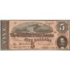Image 1 : 1864 $5 Confederate States of America Note