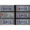 Image 2 : Lot of (6) 1915 1 Peso Mexico Revolutionary State of Chihuahua Notes