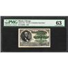 Image 1 : 1893 World's Columbian Exposition Ticket Lincoln PMG Choice Uncirculated 63