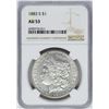 Image 1 : 1883-S $1 Morgan Silver Dollar Coin NGC AU53