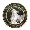 Image 1 : .999 Silver Four Queens Casino Hotel Las Vegas $10 Limited Edition Gaming Token